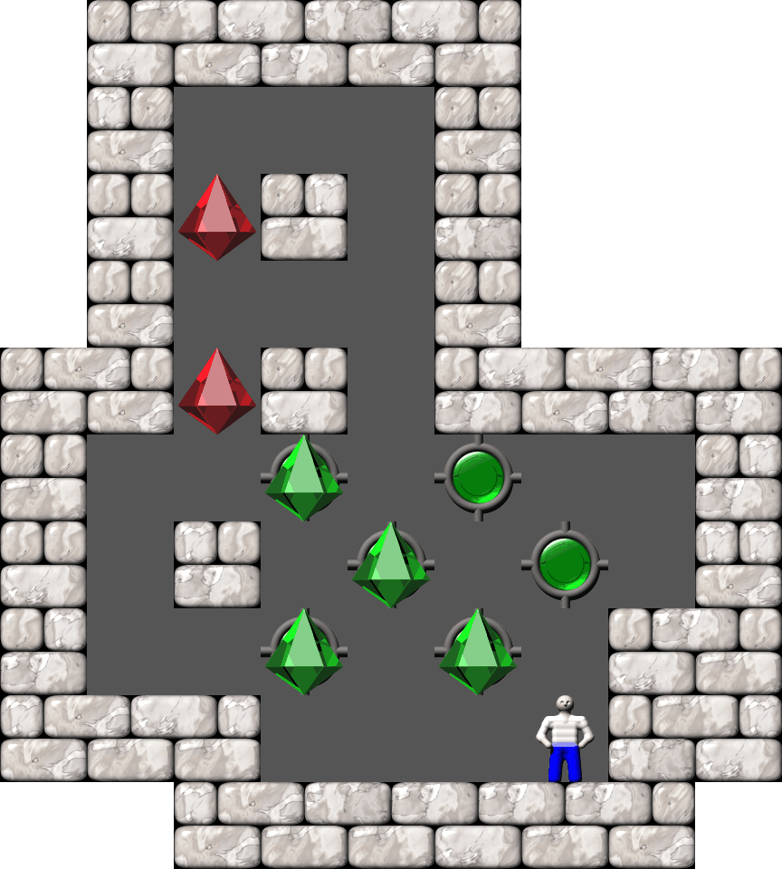 Sokoban Sasquatch XII level 44